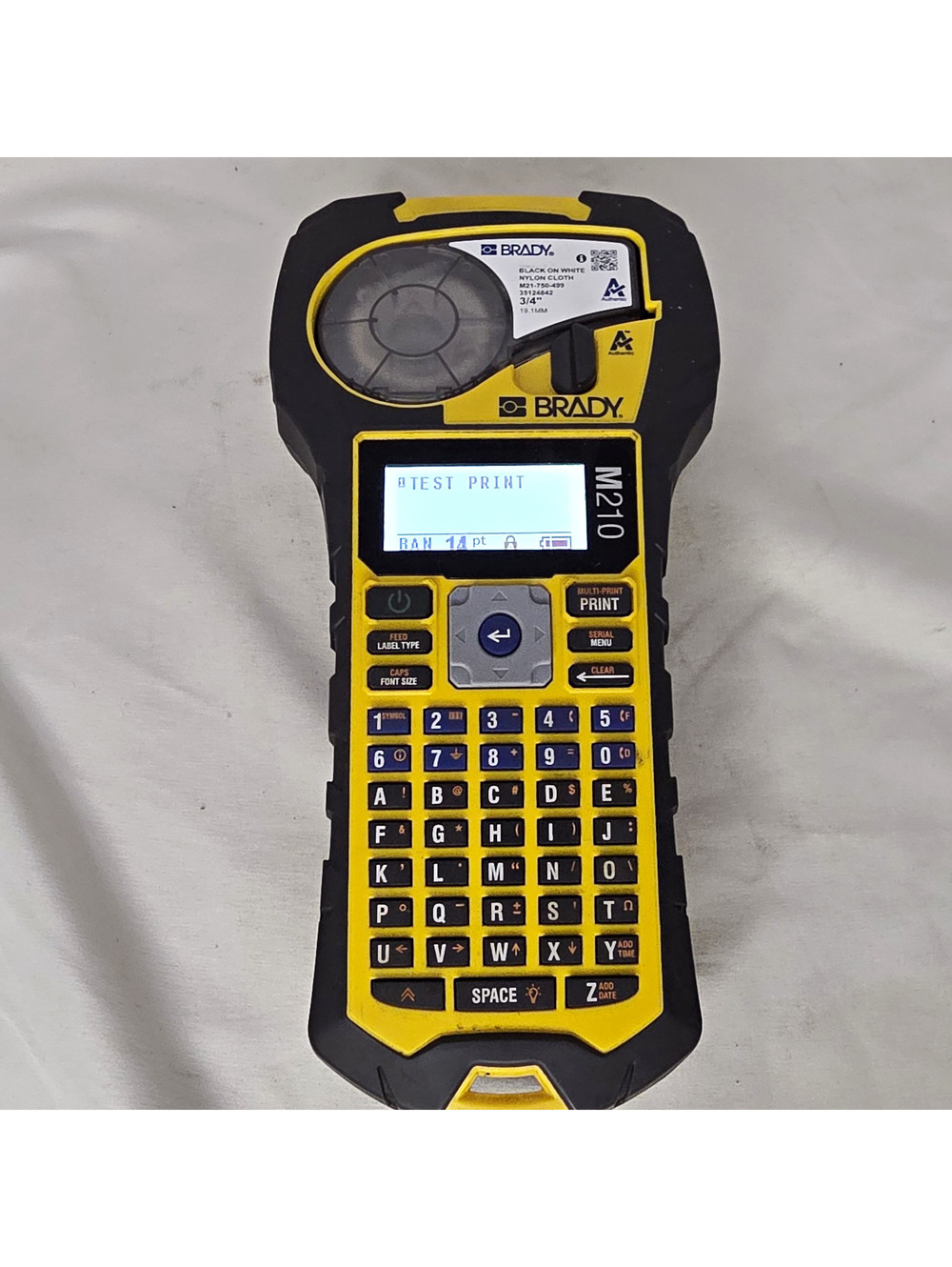 Brady M210 Portable Handheld Label Printer Bundle Tested Working